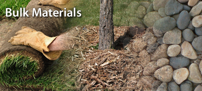 Bulk Materials for Landscaping, Sod, Decorative lawn care products
